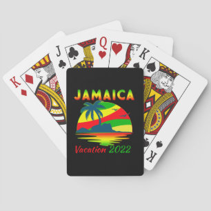 Jamaika 2022 Cruise Vacation Group Matching Spielkarten