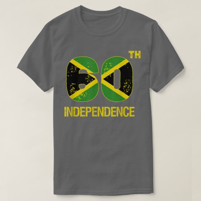Jamaika 60. Feier Unabhängigkeitstag 2022 Marmelad T-Shirt (Design vorne)