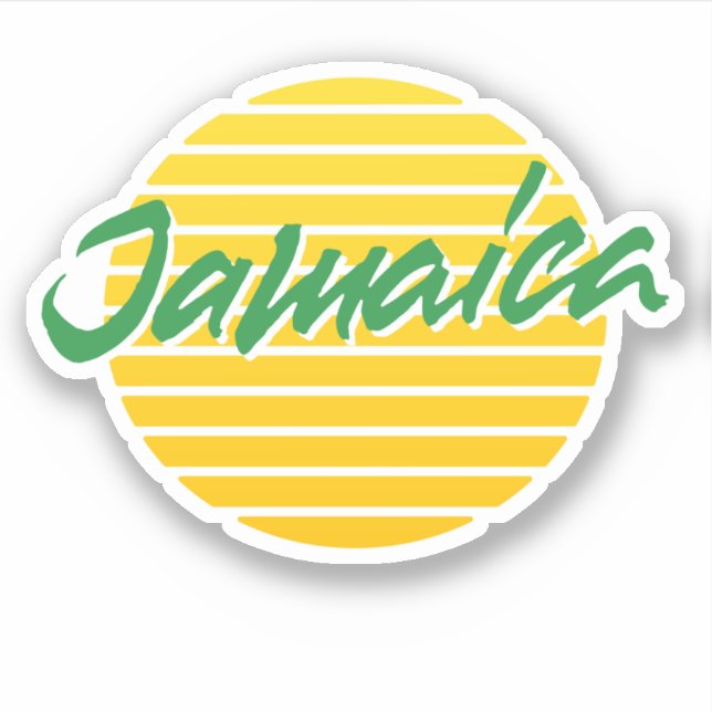 Jamaika Aufkleber (Vorderseite)