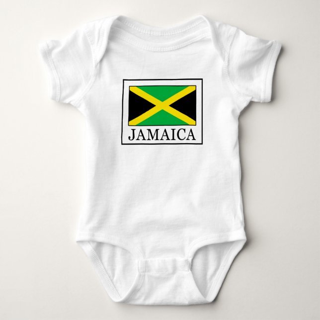 Jamaika Baby Strampler (Vorderseite)