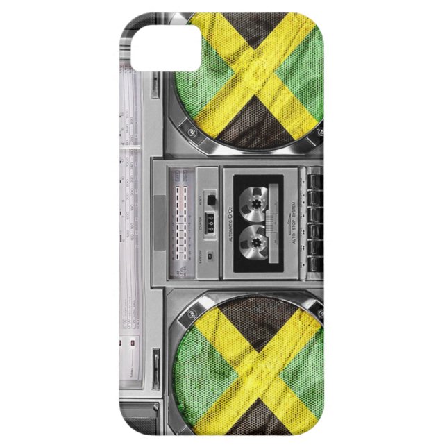 Jamaika-Boombox Case-Mate iPhone Hülle (Rückseite)