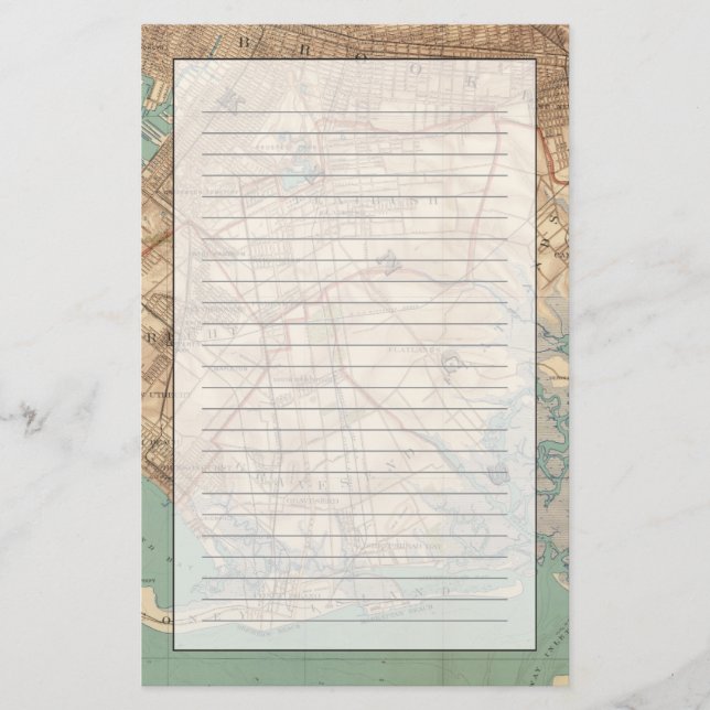 Jamaika-Bucht und Brooklyn Briefpapier (Vorderseite)