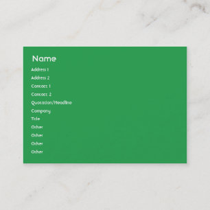 Jamaika - Chubby Visitenkarte