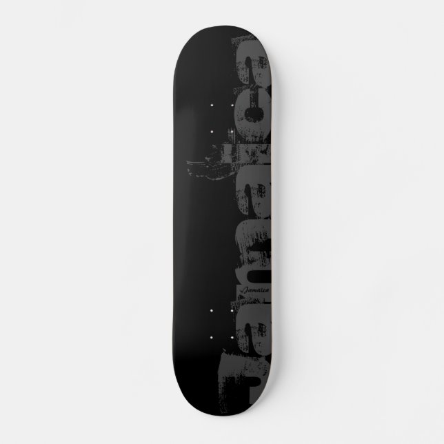 Jamaika - Cooler Stadtstil - Skateboard (Vorderseite)