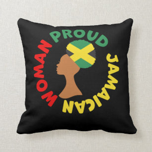 Jamaika Country Flag Roots Proud Jamaikanische Fra Kissen