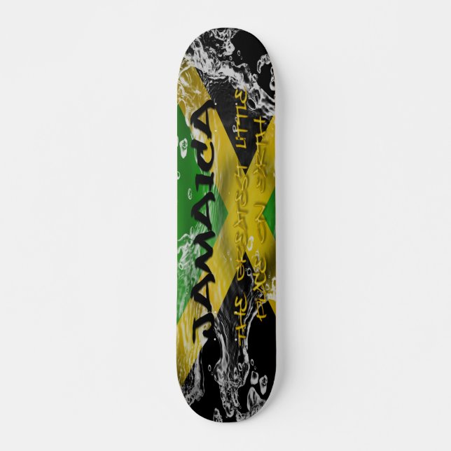 Jamaika der bestste kleine Platz auf Erde Skateb Skateboard (Vorne)