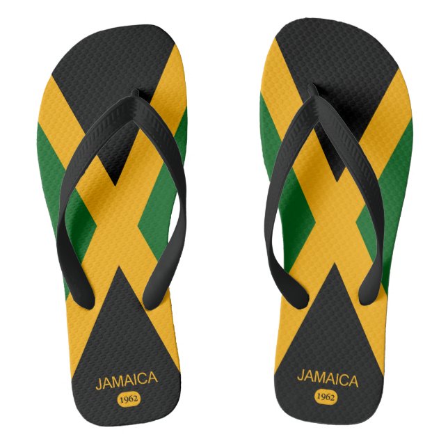 JAMAIKA-FARBEN - Tricolors Flip Flops (Fußbett)