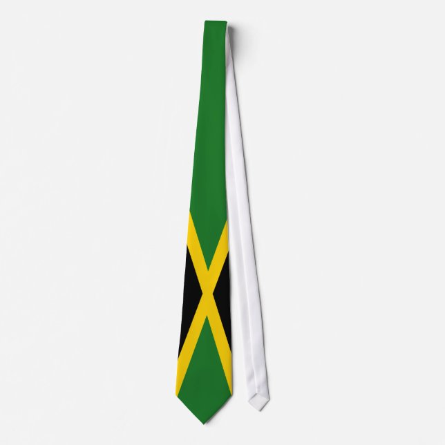 Jamaika-Flagge 2 Krawatte (Vorderseite)