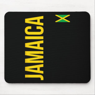 Jamaika-Flagge Athletik-Fußball Footbyll-Sporttrik Mousepad