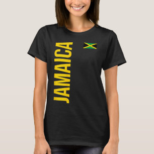 Jamaika-Flagge Athletik-Fußball-Fußball-Sporttriko T-Shirt
