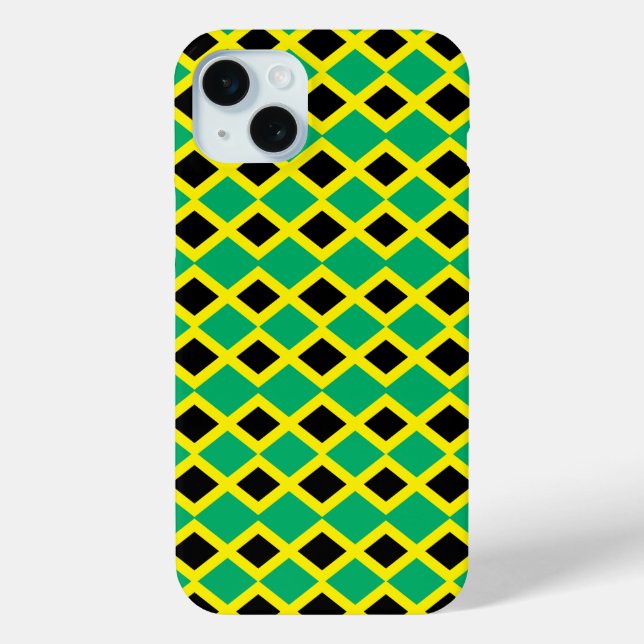 Jamaika-Flagge Case-Mate iPhone Hülle (Rückseite)