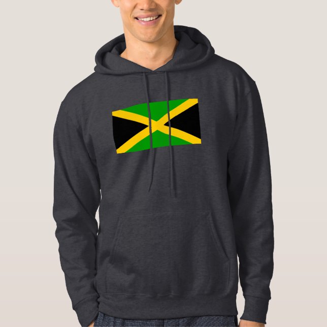 Jamaika-Flagge Hoodie (Vorderseite)