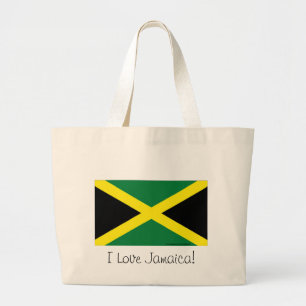 Jamaika-Flagge Jumbo Stoffbeutel