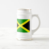 Jamaika-Flagge Stein