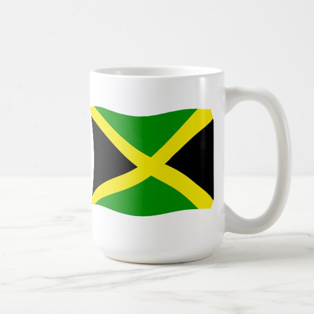 Jamaika-Flagge Tasse (Rechts)
