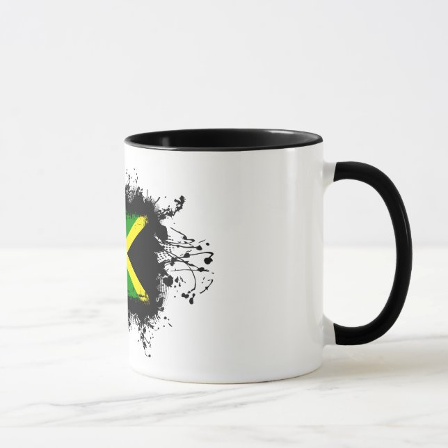 Jamaika-Flagge Tasse (Rechts)