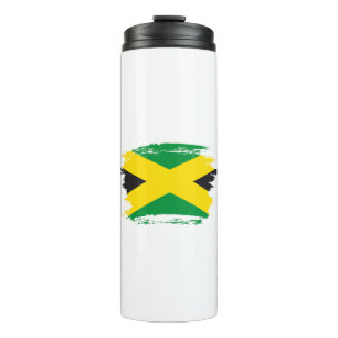Jamaika-Flagge Thermosbecher