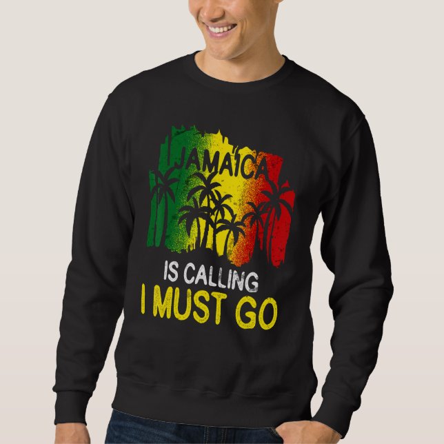 Jamaika fordert mich auf, Wiedersehen Friend Famil Sweatshirt (Vorderseite)