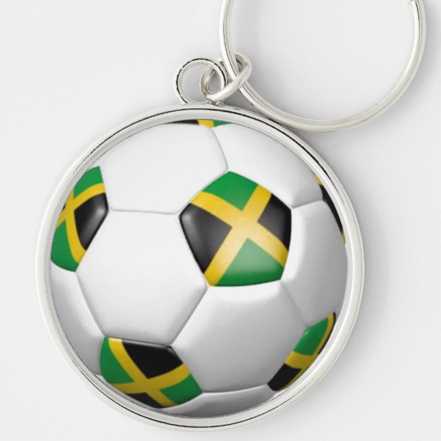 Jamaika-Fußball Schlüsselanhänger (Vorne)