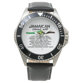 Jamaika gemischt mit Jamaika Armbanduhr