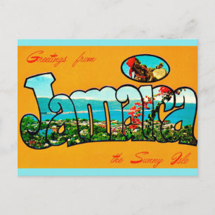 Jamaika-Grußkarte Postkarte