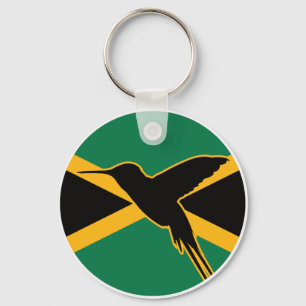 Jamaika Hummingbird - Jamaikanische Nationalflagge Schlüsselanhänger