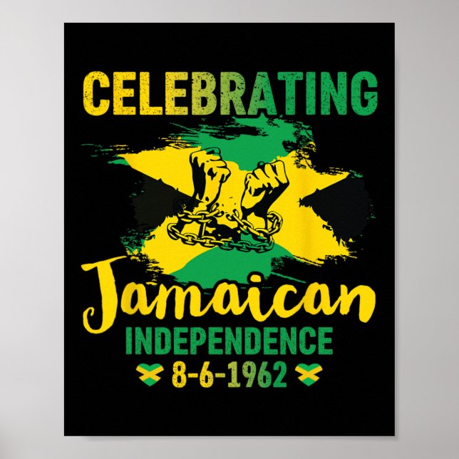 Jamaika Independence 8-6-1962 Proud Jamaican Poster (Vorne)