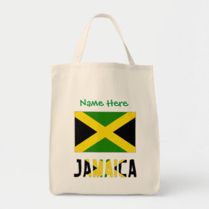 Jamaika Jamaikanische Flagge Grün Personalisierung Tragetasche
