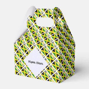 Jamaika Jamaikanische Flagge Kachel Personalized  Geschenkschachtel
