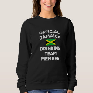 Jamaika Jamaikanisches Trinkteam Flagge Land Match Sweatshirt