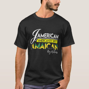 Jamaika Jamerican American Jamaica Flag C T-Shirt