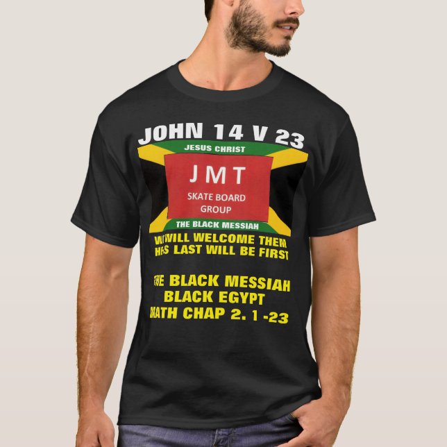 JAMAIKA. JOHN 14 V 23 WE Basic Dark T - Shirt (Vorderseite)