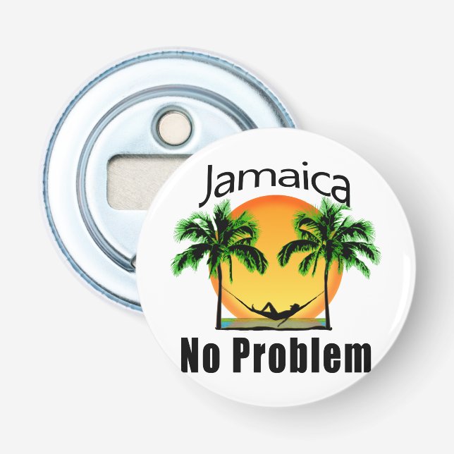 Jamaika kein Problem Flaschenöffner (Vorderseite)