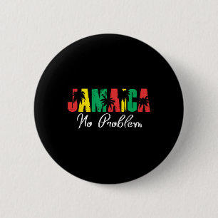 Jamaika Kein Problem! Jamaikanischer Urlaub Button