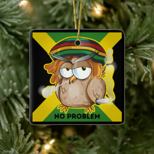 Jamaika kein Problem Keramikornament