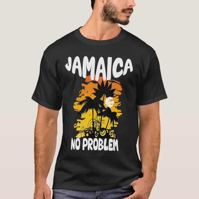 Jamaika kein Problem T-Shirt (Vorderseite)