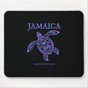 Jamaika Meeresschildkröte Jamaikanische Frauen Mäd Mousepad