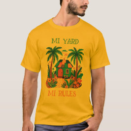 Jamaika mein Hof mein Regeln T-Shirt
