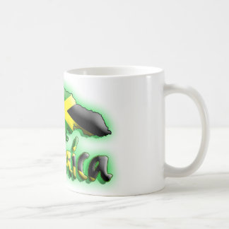 Jamaika mit Flaggentitel Kaffeetasse