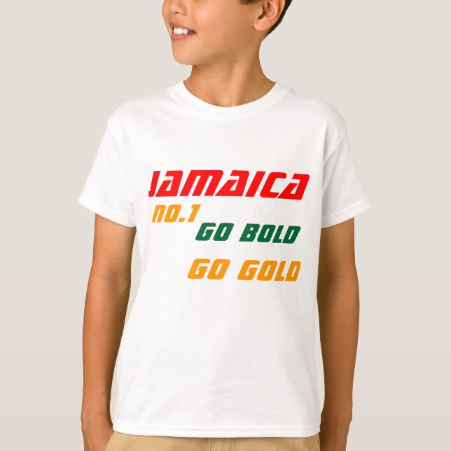 Jamaika-Olympia-T - Shirt (Vorderseite)