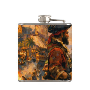 Jamaika-Piratenwoche-Flasche Flachmann