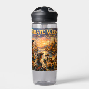 Jamaika Piratenwoche Port Royal Aufkleber Trinkflasche