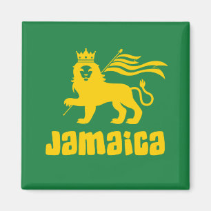 Jamaika Rasta Löwe   Magnet