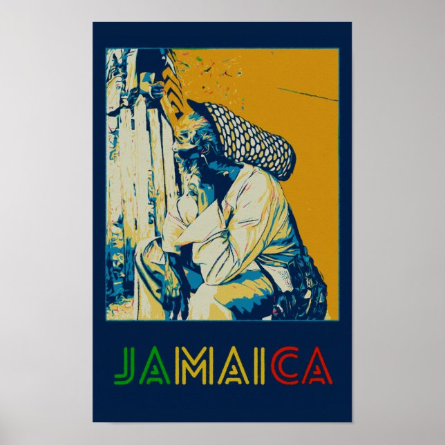 Jamaika, rastafari Kultur Postcard Poster (Vorne)