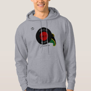 Jamaika-Reggae-Tollpatsch-Plattehoodie-Sweatshirt Hoodie