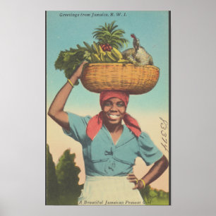 Jamaika Reise Vintage Poster