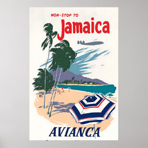 Jamaika-Reiseposter Jamaikanischer Kunstdruck Poster