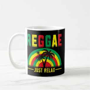 Jamaika Retro Vintage Wasserfarben Sport Jamaikani Kaffeetasse