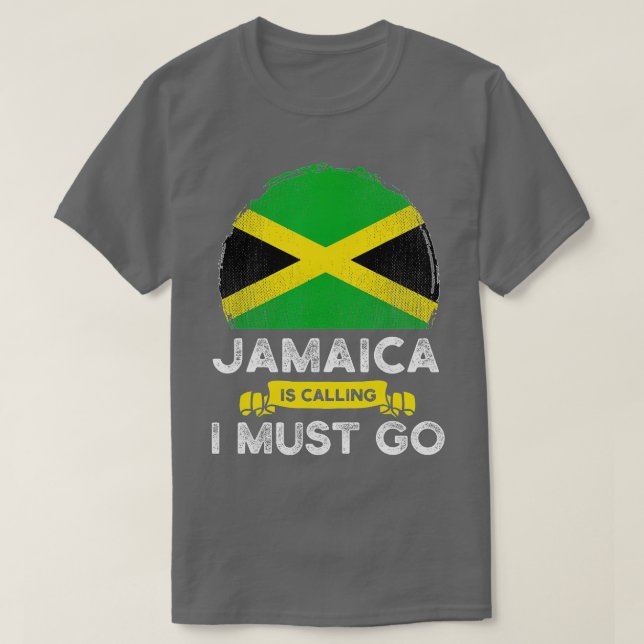 Jamaika ruft an, dass ich das jamaikanische Erbe-R T-Shirt (Design vorne)