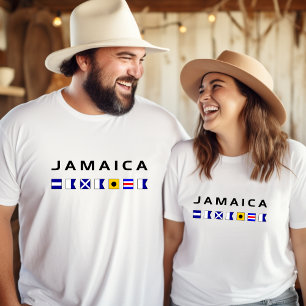 Jamaika-Seeschifffahrtsflaggen T-Shirt